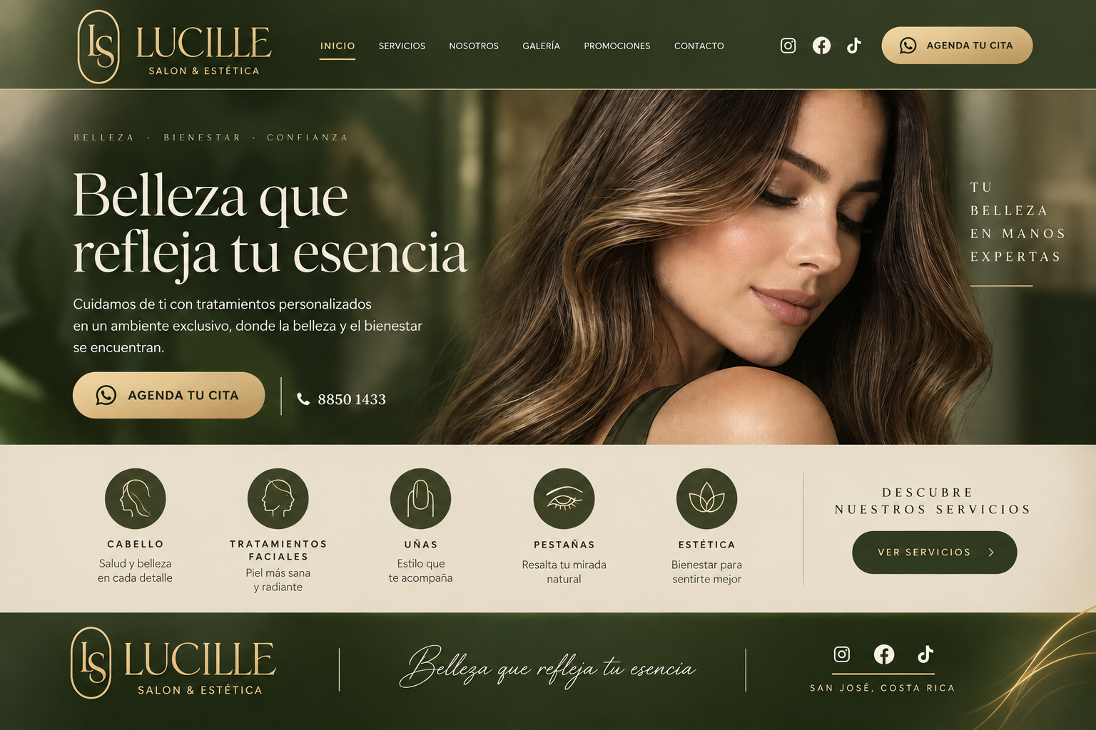 Lucille Salon & Estética — Belleza que refleja tu esencia
